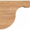 Ekena Millwork Del Monte Smooth Rafter Tail, Western Red Cedar, 5 1/2"W x 12"H x 12"L RFT06X12X12DEL00SWR - alternate 3